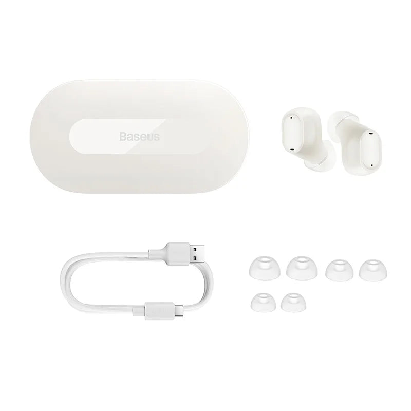 Baseus Bowie EZ10 Auricular sem fios Bluetooth 5.3 com carregamento rápido, 0,06' de baixa latência, auricular sem fios HiFi mini desportivo
