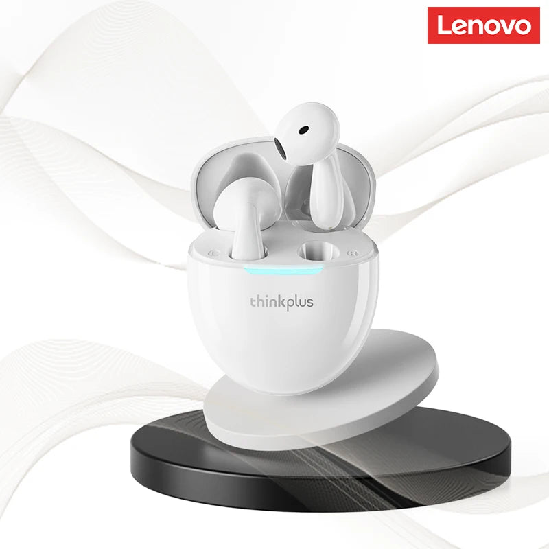 Auscultadores Lenovo sem fios Bluetooth Business Headset com redução de ruído.
