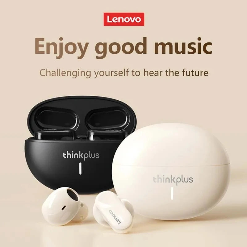 Auscultadores Bluetooth Lenovo LP19 originais TWS HIFI sem fios intra-auriculares auscultadores desportivos microfone duplo HD