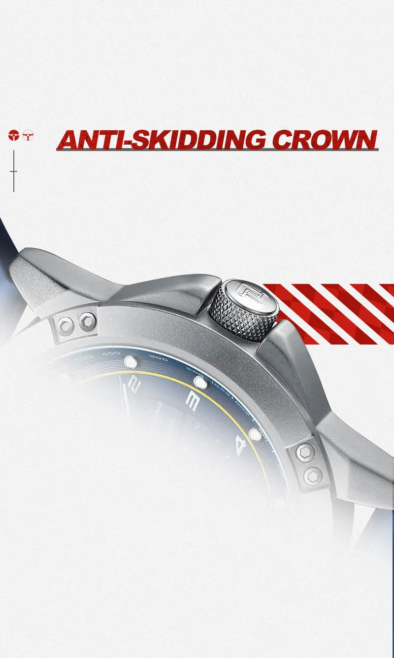NAVIFORCE Relógio de pulso casual de quartzo, moderno, impermeável, desportivo, com bracelete em silicone, luminoso, relógio para homem