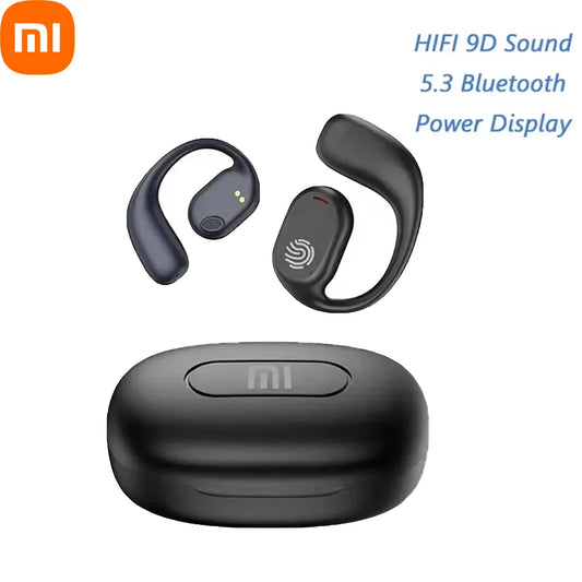 Auscultadores Xiaomi de condução óssea Bluetooth 5.3 Auscultadores desportivos sem fios HiFi 9D estéreo à prova de água Controlo de toque Redução de ruído